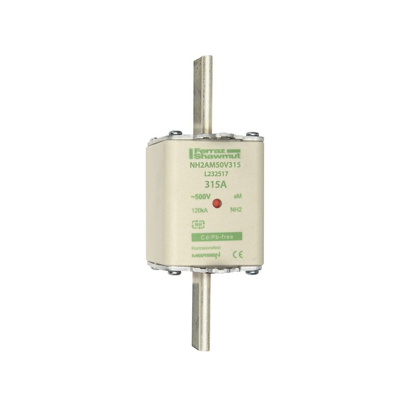 Mersen - Messersicherung Sicherungseinsatz NH aM NH2AM50V315 Gr.2 315A sfü KM − 3 Stück