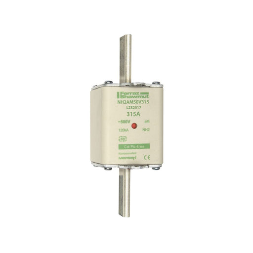 Mersen - Messersicherung Sicherungseinsatz NH aM NH2AM50V315 Gr.2 315A sfü KM − 3 Stück