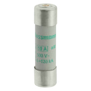 Eaton - Zylindrische Sicherung Sicherungseinsatz Nieders. CYL AM 14,#C14M10S 10A AC 500V 120kA − 10 Stück