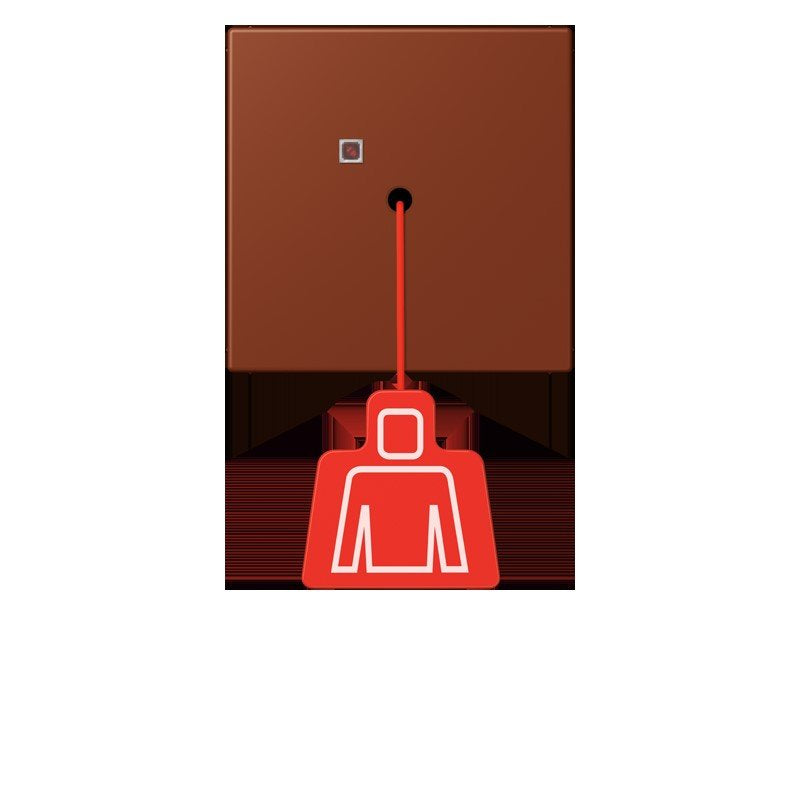 Jung - Behindertenelement für Installationsschalterprogramme Notrufsystem Zugtaster NRS LC 0834 ZT 247