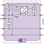 DEHN - Kombi-Ableiter für Informations-/MSR-Technik Kombi-Ableiter-Modul BXTU ML2 BD S 0-180 Blitzductor XTU