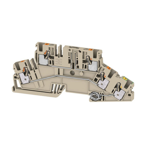 Weidmüller - Trenn- und Messtrenn-Reihenklemme Klemme A2T4DT-FT-PEW/ODTLV PUSH IN, 4 mm² − 50 Stück