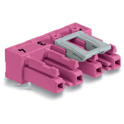WAGO - Leiterplattensteckverbinder Buchse für Leiterplatten 770-884/011-000 abgew.,4-polig,pink − 50 Stück