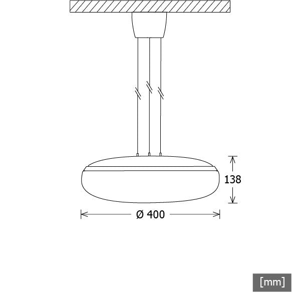 LTS Licht&Leuchten - Pendelleuchte LED-Pendelleuchte TIBI-P 4001940DA sw 4000K DALI schwarz