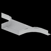 Unex - T-Stück für Kabelrinne T-Abzweiger grau 66328-48 60x300 U48X RAL7038 − 2 Stück