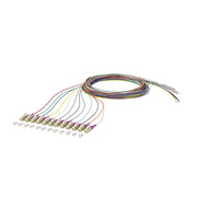 Metz Connect - LWL-Pigtail OpDat Faserpigtail OM4 LC 50/125, OM4, 2m 50/125, 2m − 12 Stück