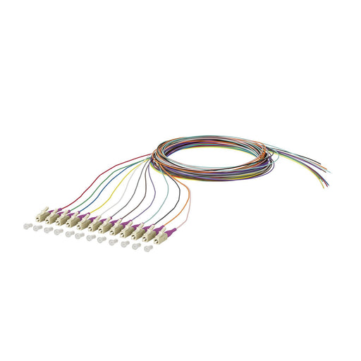 Metz Connect - LWL-Pigtail OpDat Faserpigtail OM4 LC 50/125, OM4, 2m 50/125, 2m − 12 Stück
