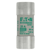 Eaton - Zylindrische Sicherung Sicherungseinsatz Nieders. CYLINDRICA#C22M25 25A AC 690V 80kA − 10 Stück