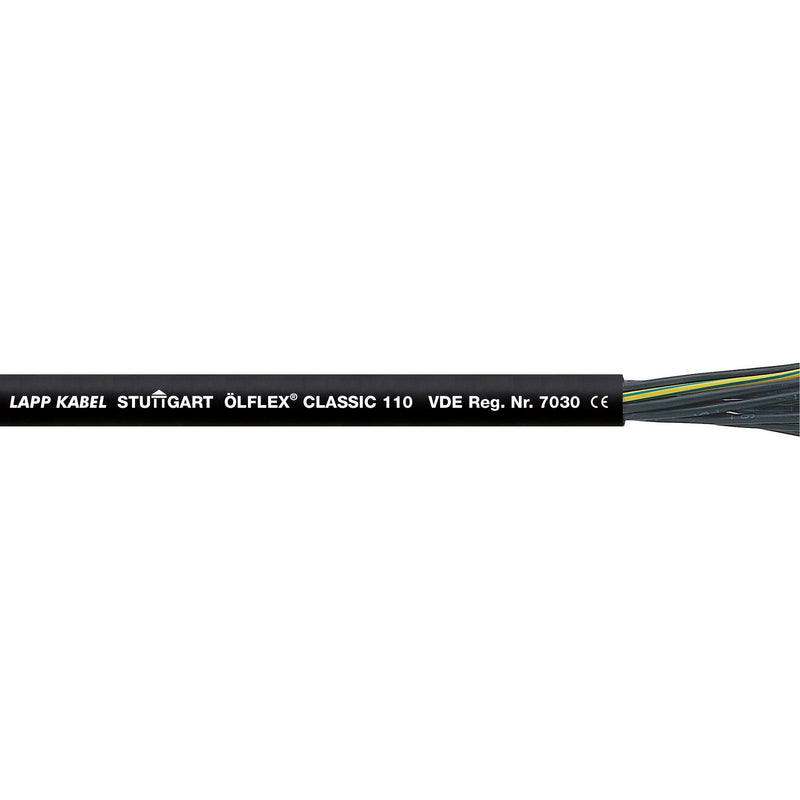Lapp Kabel&Leitung - Energiekabel < 1 kV, für ortsveränderlichen Einsatz ÖLFLEX CLASSIC 110 5G1 BK 1119246/1000 − 1000 Meter
