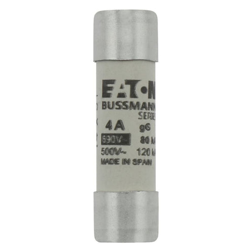 Eaton - Zylindrische Sicherung Sicherungseinsatz Nieders. CYLINDRICA#C14G4 4A AC 690V 80kA − 10 Stück