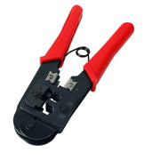 EFB-Elektronik - Spezialwerkzeug für Kommunikationstechnik Crimpzange E-SK310 für RJ45, RJ12, RJ11