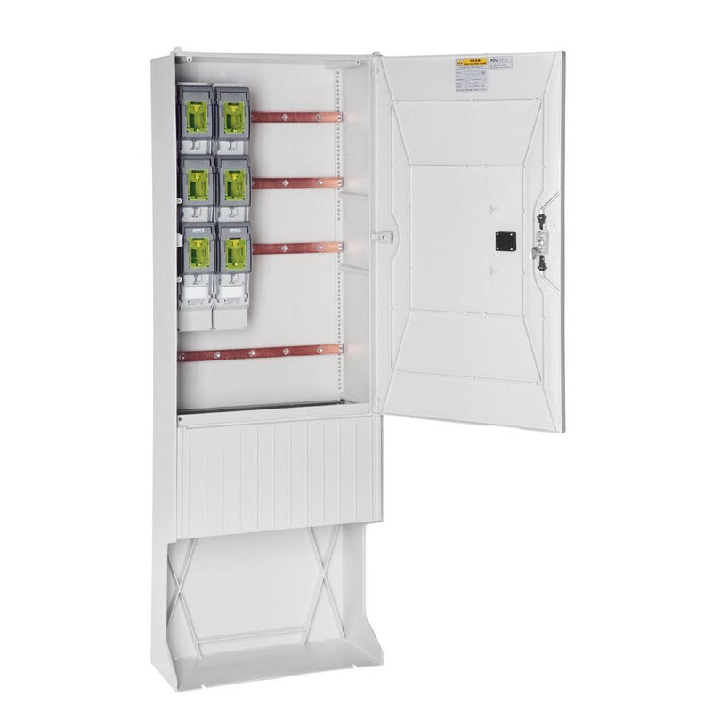 GSAB Elektrotechnik - Anschlussschrank Normkabelverteilersäule 58S1700K2SLS2 4pol.2xNH2