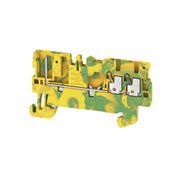 Weidmüller - Durchgangs-Reihenklemme Klemme APGTB 1.5 PE 3C/1 PUSH IN, 1.5 mm² − 50 Stück