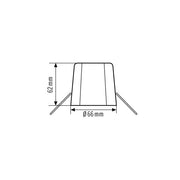 ESYLUX - Zubehör/Ersatzteile für Bewegungsmelder Deckeneinbau-Set-C COMPACT  #EP10425929 ws