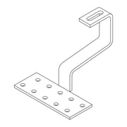 K2 - Photovoltaik-Dach-/Fassadenbefestigung Dachhaken 1000001 Grundpl.150x60x5mm