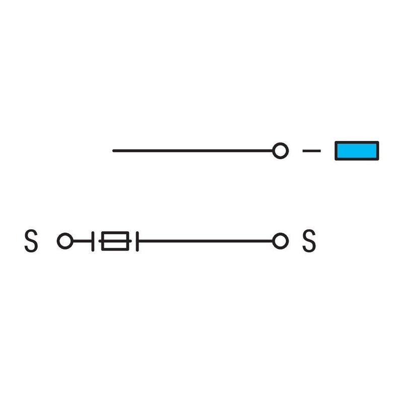 WAGO - Initiator/Aktor-Reihenklemme 2-Leiter-Aktorenklemme 280-565 2,5mm²,grau − 50 Stück