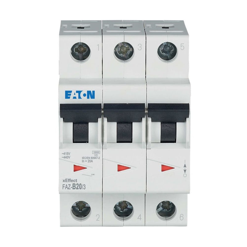 Eaton - Leitungsschutzschalter FAZ-B20/3 B 20A, 3p