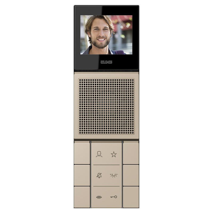 Jung - Innenstation für Türkommunikation SIB Video-Innenstation SI VI LC 627 243 LS 32142  − 1 Stück
