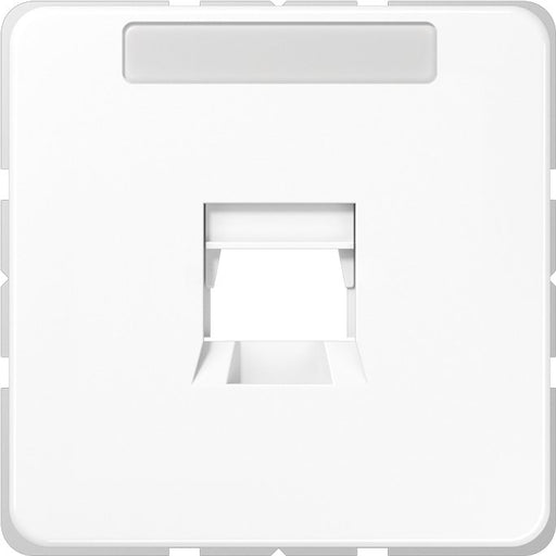 Jung - Einsatz/Abdeckung für Kommunikationstechnik Abdeckung Schriftfeld aws CD 569-1 WE WW für Mod.Jack Buchsen