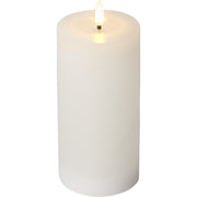 Star Trading - Festbeleuchtung LED-Wachskerze 061-42-1 weiß 7,5x17,5flack