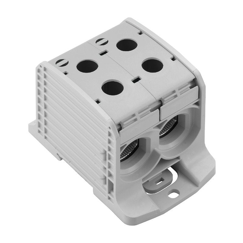 Weidmüller - Durchgangs-Reihenklemme Potentialverteilerklemme WPD2322X185/2X185GY 185, 250A, Pole: 1