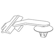 HellermannTyton - Befestigungsschelle für Kabel/Rohre Befestigungsclip 155-01600(500) schwarz − 500 Stück