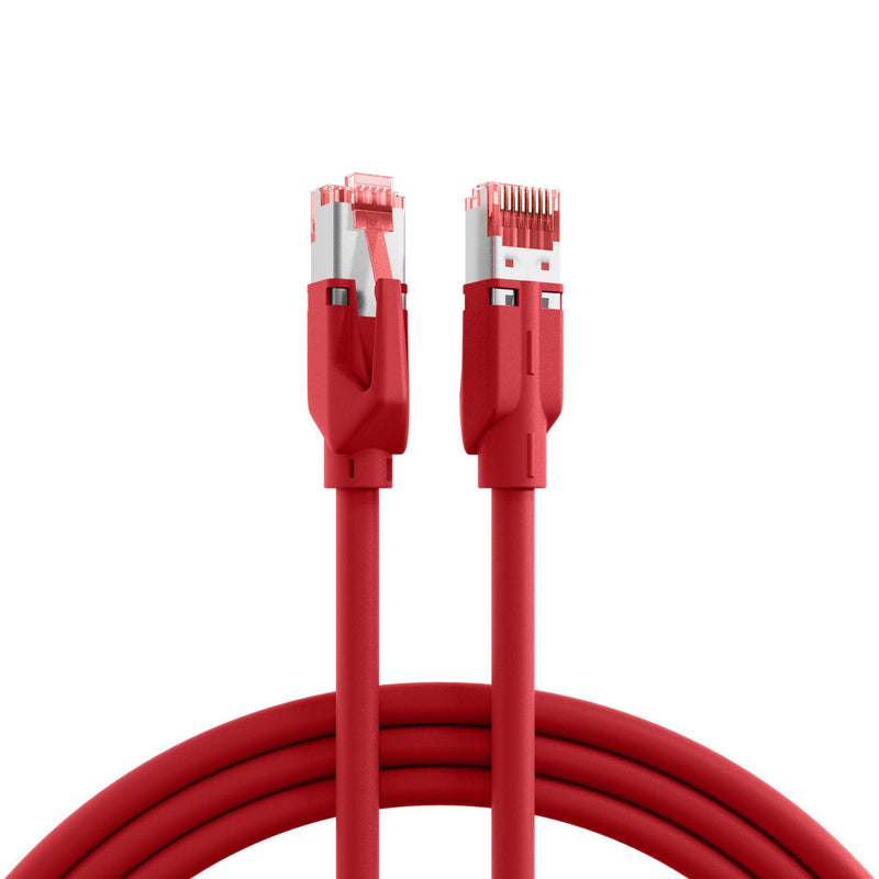 EFB-Elektronik - Patchkabel Kupfer Patchkabel Cat.6A k8052.10m rt 2xHRS TM21 10m rot