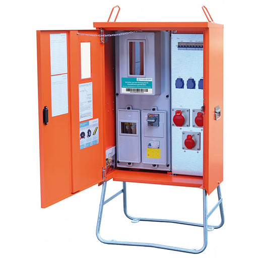 Walther Werke - Baustromverteiler Anschlussverteilerschrank WAV0100R1-EEG 22kVA,RCD TypB