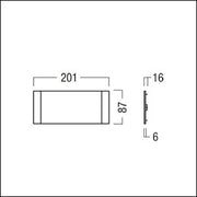 Zumtobel - Piktogramm für Not-/Hinweisleuchte Sicherheitszeichen ERGOSIGN C RZ-1O