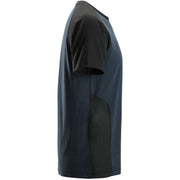 Snickers Workwear - T-Shirt 2-Farben T-Shirt 25509504005 M,navy-schw