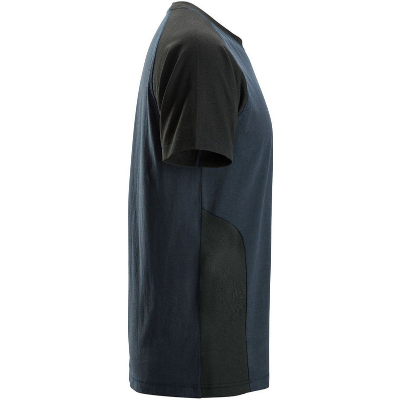 Snickers Workwear - T-Shirt 2-Farben T-Shirt 25509504005 M,navy-schw
