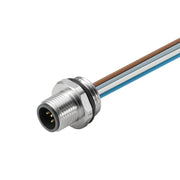 Weidmüller - Rundsteckverbinder, Einbau (mit Leitung) Steckverbinder SAIE-M12S-5-0.5U-PG9 M12