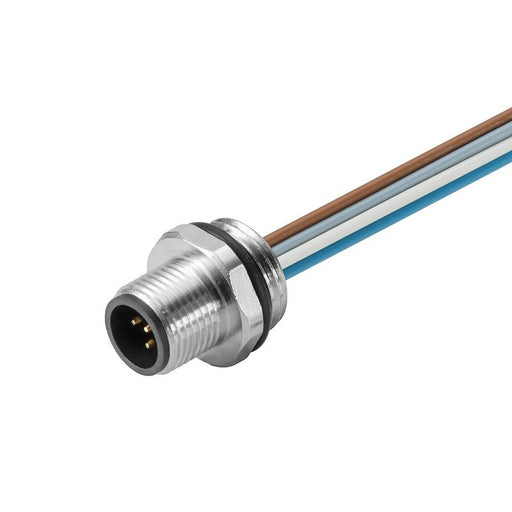 Weidmüller - Rundsteckverbinder, Einbau (mit Leitung) Steckverbinder SAIE-M12S-5-0.5U-PG9 M12