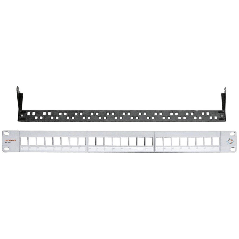 Dätwyler IT Infra - Patchpanel Kupfer Unilan patch Panel KU 24gr 418021 19Z 1HE 24xRJ45