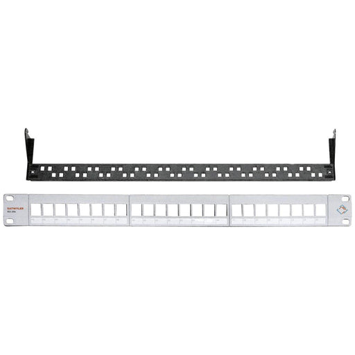 Dätwyler IT Infra - Patchpanel Kupfer Unilan patch Panel KU 24gr 418021 19Z 1HE 24xRJ45