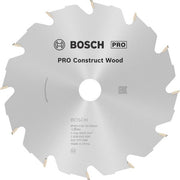 Bosch - Kreissägeblatt PRO Construct Wood 2608640630 Kreissägeblatt 160 x