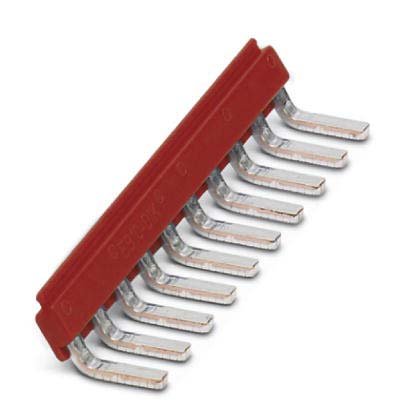 Phoenix Contact - Querverbinder/Brücker für Reihenklemme Einlegebrücke EB 10- DIK RD 30GRAD − 10 Stück