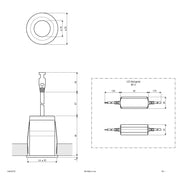 EVN Lichttechnik - Downlight/Strahler/Flutlicht LED-Downlight C44030102 dimmbar, IP44