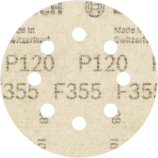Bosch - Schleifpapier/Schleifvlies PRO F355 Schleifblatt, 115 2608605559 mm, 120, 5-tlg