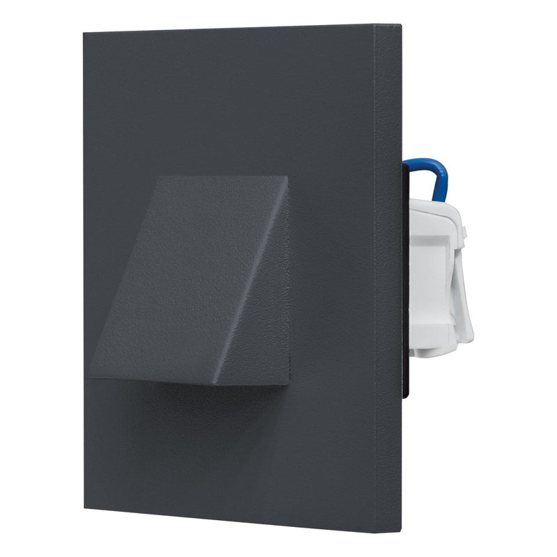 EVN Lichttechnik - Decken-/Wandleuchte LED-Wandeinbauleuchte LQ41802AE 3000K IP44 anth