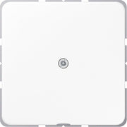 Jung - Einsatz/Abdeckung für Kommunikationstechnik Leitungsauslass aws CD 590 A WW mit Zugentlastung