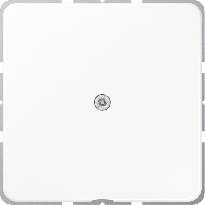 Jung - Einsatz/Abdeckung für Kommunikationstechnik Leitungsauslass aws CD 590 A WW mit Zugentlastung