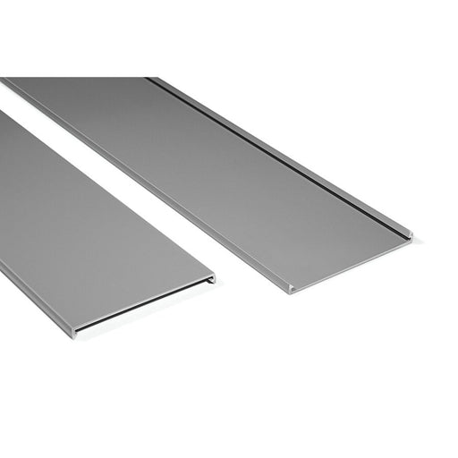 HellermannTyton - Oberteil für Verdrahtungskanal Deckel f.Kabelkanal COV-80-PVC-GY − 50 Meter