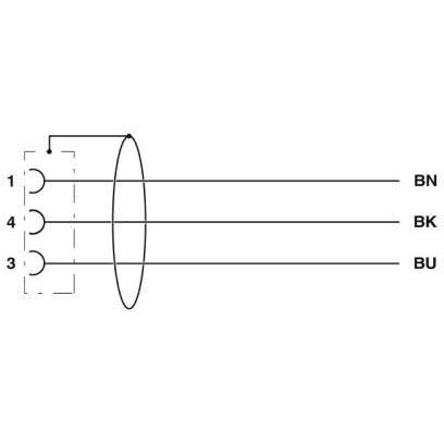 Phoenix Contact - Konfektioniertes Sensor-Aktor-Kabel Sensor-/Aktor-Kabel SAC-HZ-3P-5,#1409499 − 10 Stück