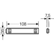 Hensel - Tragschiene KG TS 02 f.KG 9002 Hutpr.35mm