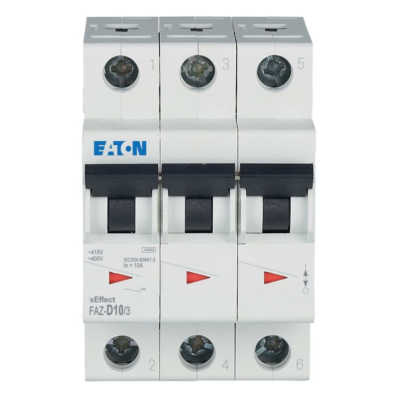 Eaton - Leitungsschutzschalter FAZ-D10/3 D 10A, 3p