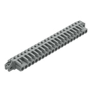 WAGO - Leiterplattensteckverbinder THT-Federleiste abgewink. 232-251/031-000 Rastermaß 5mm,grau − 10 Stück
