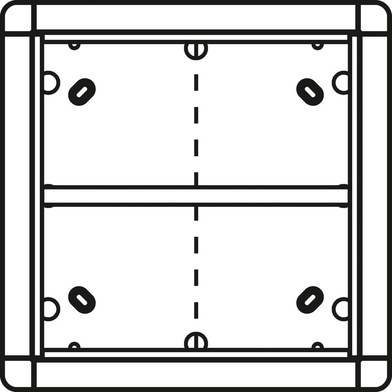 Ritto - Montageelement für Türstation Portier AP-Rahmen si 1883520 4-fach,qua.230x230mm