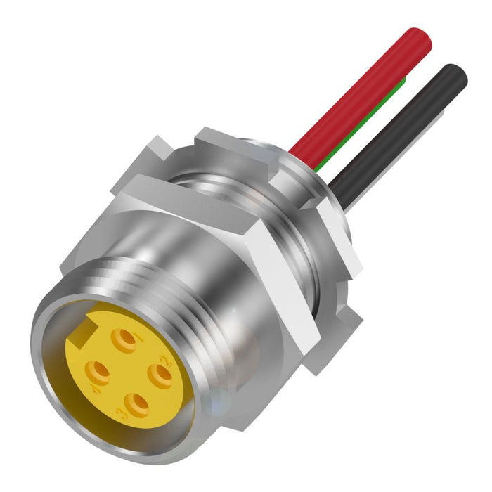 Balluff - Rundsteckverbinder, feldkonfektionierbar (Industriesteckverbinder) Flanschsteckverbinder BCC A354-000#BCC0CU7  − 1 Stück
