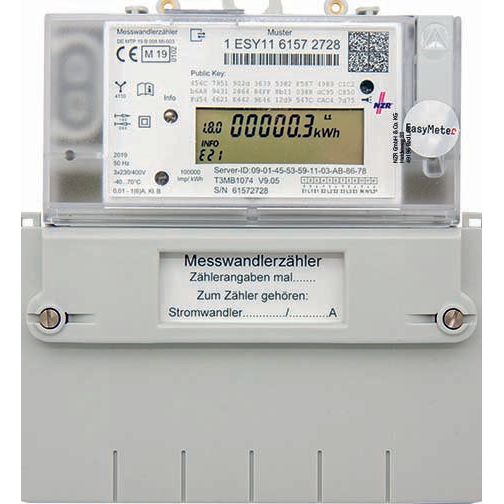 NZR - Elektrizitätszähler Messwandlerzähler 63021206 mME T3M, MID